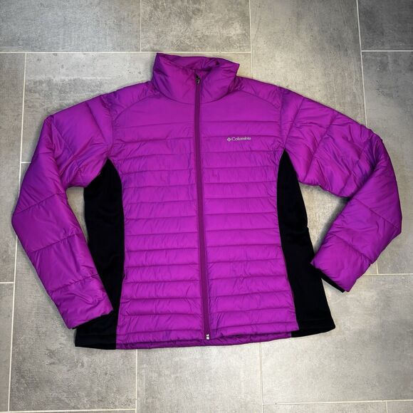 Columbia Jackets & Blazers - Columbia Powder Pillow Hybrid Jacket Women's XL Pink/Black NWOT